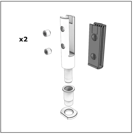 Installation Steps - Twin Feet Fixings 9
