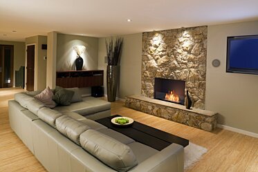 Lounge Room - Built-in fireplaces