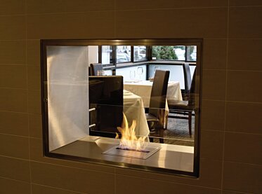 Equinox Restaurant - Hospitality fireplaces
