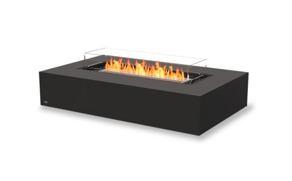 Wharf 65 Fire Table - Ethanol / Graphite / Optional Fire Screen by EcoSmart Fire