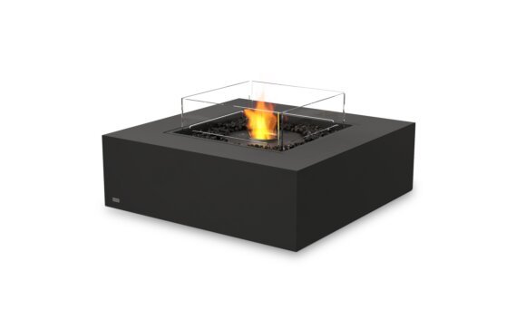 Base 40 Fire Table - Ethanol - Black / Graphite / Optional Fire Screen by EcoSmart Fire