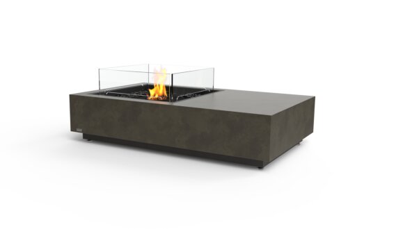 Manhattan 50 Fire Table - Ethanol - Black / Natural / Optional Fire Screen by EcoSmart Fire