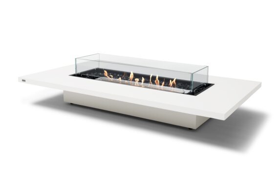 Daiquiri 70 Fire Table - Ethanol / Bone / Included fire screen by EcoSmart Fire