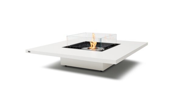Vertigo 50 Fire Table - Ethanol / Bone / Included fire screen by EcoSmart Fire