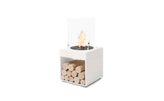 Pop 3L Designer Fireplace - Ethanol - Black / White by EcoSmart Fire