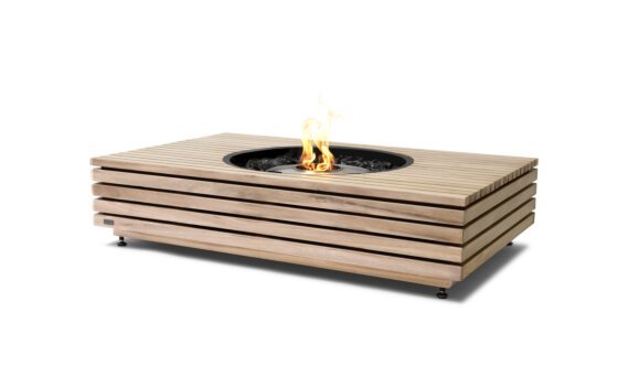 Martini 50 Fire Table - Ethanol / Teak / *Teak colours may vary by EcoSmart Fire