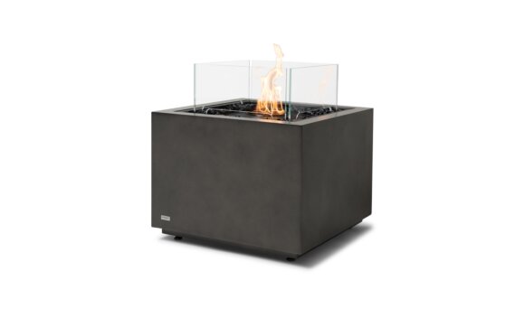 Sidecar 24 Fire Table - Ethanol - Black / Natural / Included fire screen by EcoSmart Fire